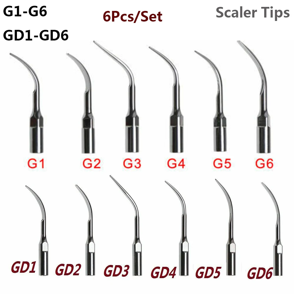 

6 шт./компл. наконечники для стоматологического скалера, наконечник для ультразвукового скалера Endo, наконечник для фотографического прибора, прибор для измерения внутреннего расстояния, фотостоматологический Tol