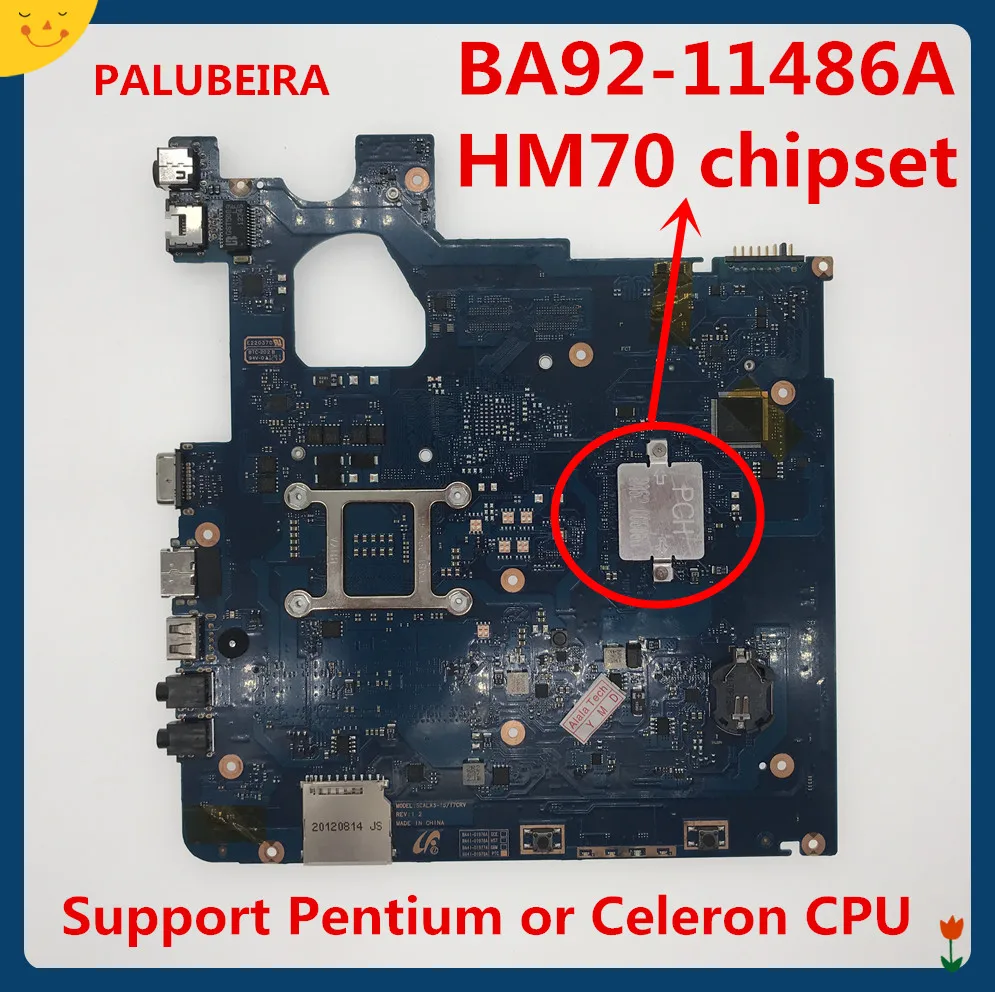PALUBEIRA BA92-11486A BA92-11486B для Samsung NP300 NP300E5C NP300E5X Материнская плата ноутбука SCALA3-15 17CRV HM70