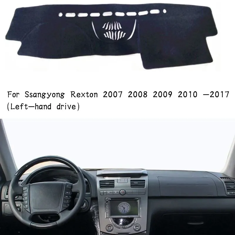 Чехол для приборной панели автомобиля коврик ковер Ssangyong Rexton 2007 2008 2009 2010 2011 2012