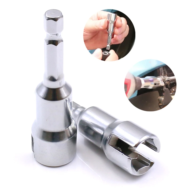 

1PC New 1/4 Handle CRV Quick Pneumatic Socket Wrench Hexagon Open Socket