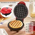 Электрическая мини-вафельница, антипригарный кухонный пекарь для завтрака, вафельница, устройство для приготовления сэндвичей, домашняя многофункциональная машина для выпечки