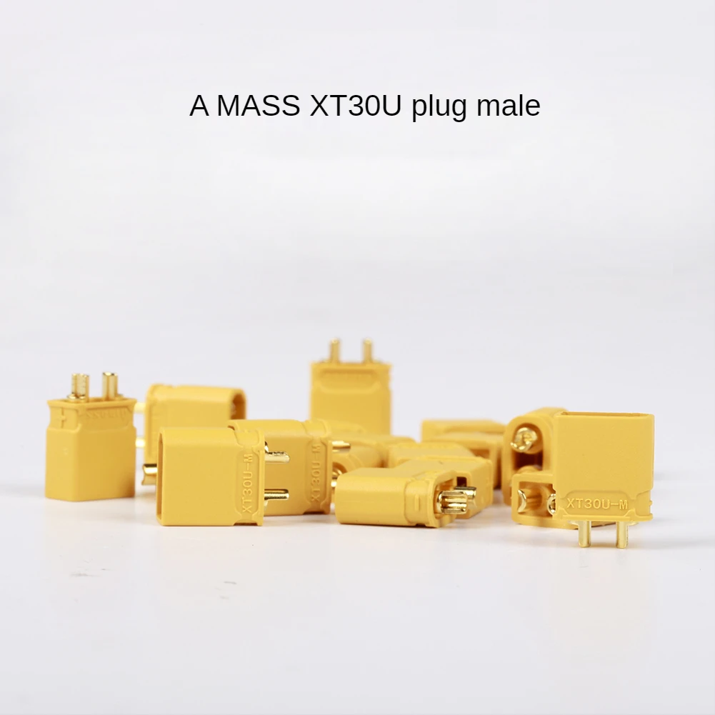

XT60 уменьшенная версия XT30U штекер 2 мм позолоченный штекер AMASS оригинальный полый дизайн