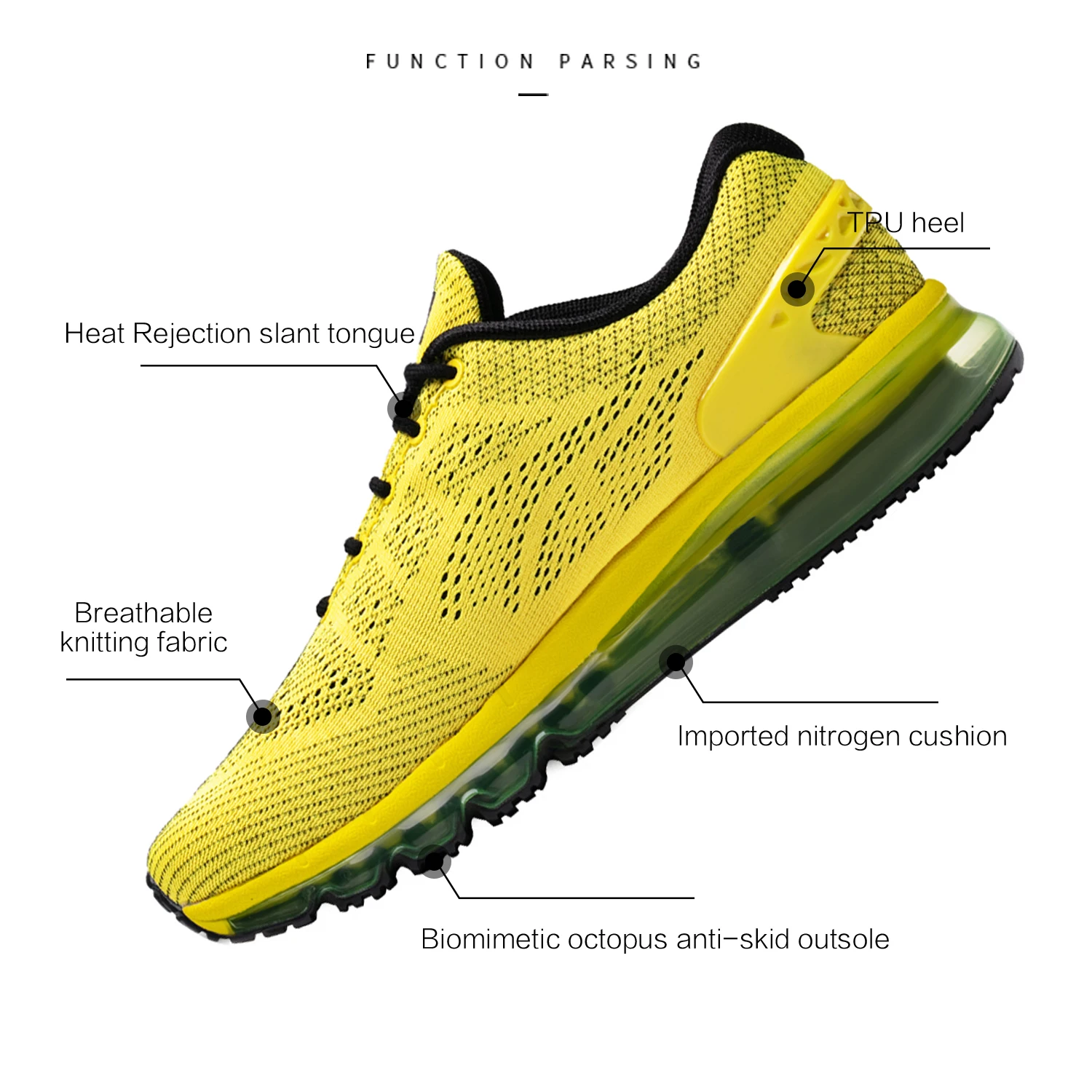 Кроссовки ONEMIX мужские легкие спортивная обувь для бега и ходьбы с наклонным