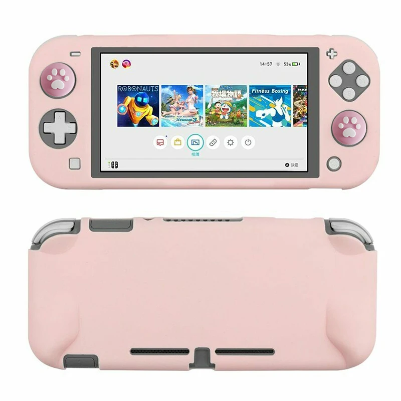 Nintendo Switch Lite всего тела эргономичная нескользящая Мягкая силиконовая резина