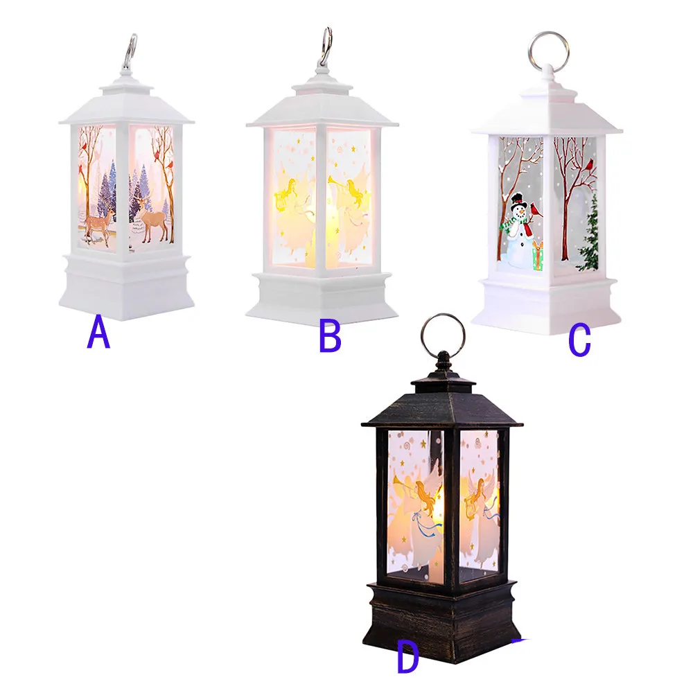 Рождественская свеча с светодиодный светильник из ПВХ для чая имитация пламени