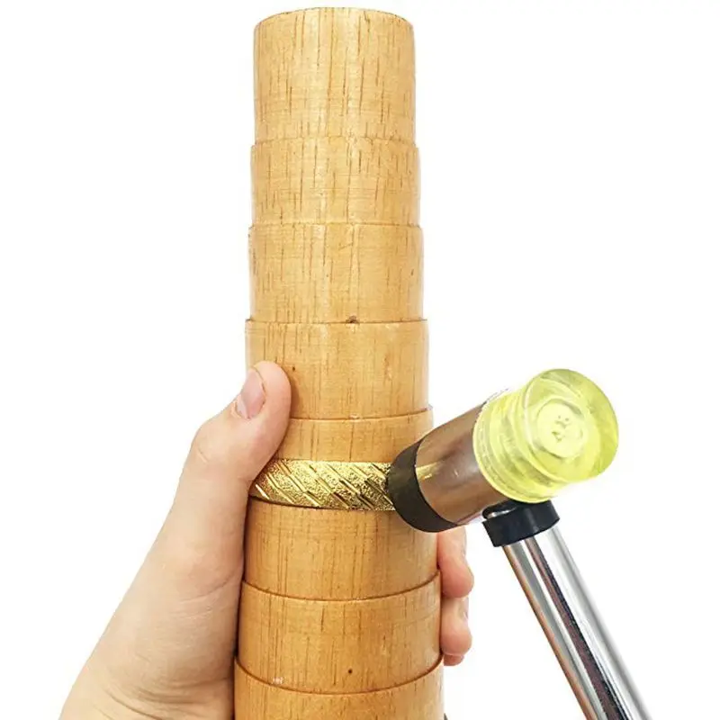 Инструментов для создания украшений деревянные шаг оправка браслета грохот