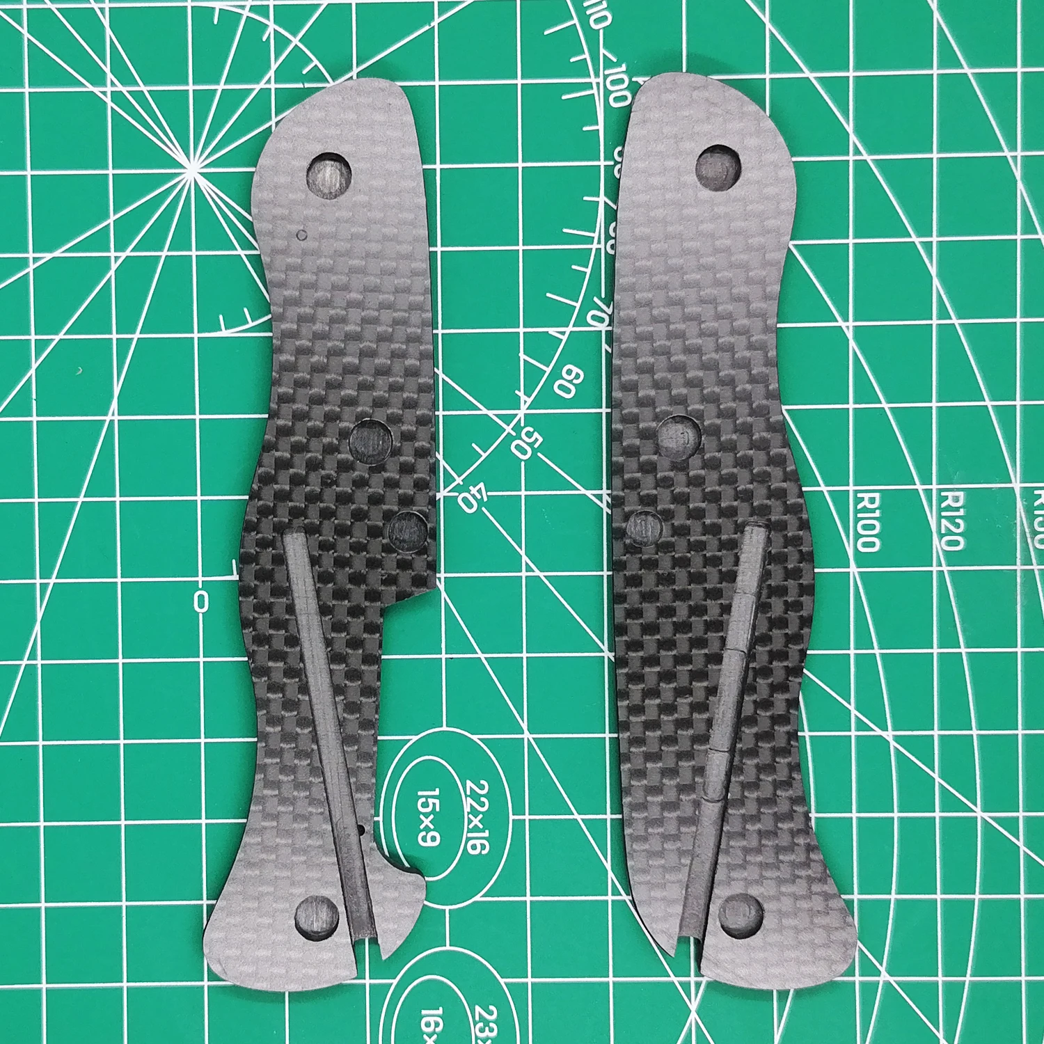Jual Custom Made 3K Full Carbon Fiber Saber Pisau Pengganti Timbangan 111 Mm Untuk Victorinox Swiss Army Knife EDC Mod