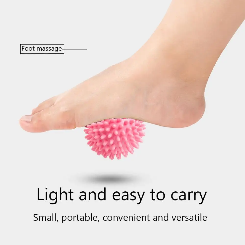 Мяч для йоги массажный мяч глубоких тканей ролик ног Подошвенный Фасциит мячи