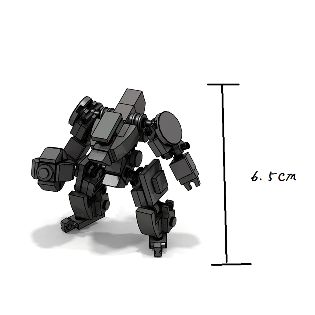 Moc Mini Mecha Боевая модель солдат Сборная небольшие строительные блоки Обучающий