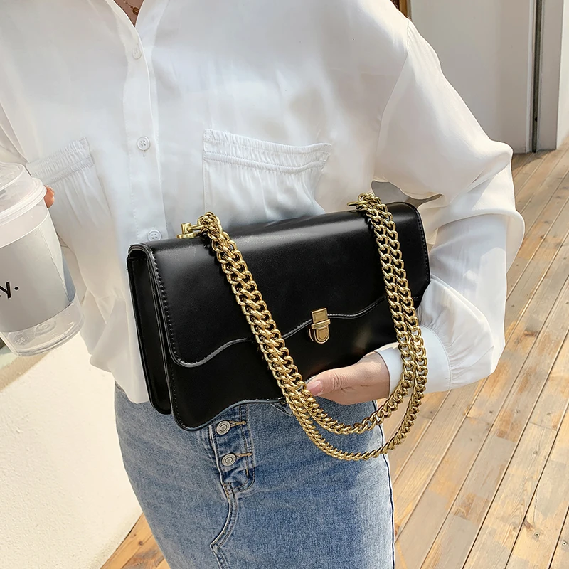 

Designer Handbags High Quality Handbags Women Bags Chains Crossbody Bags For Women 2021 Shoulder Bag Trending Baguette Bag Sac