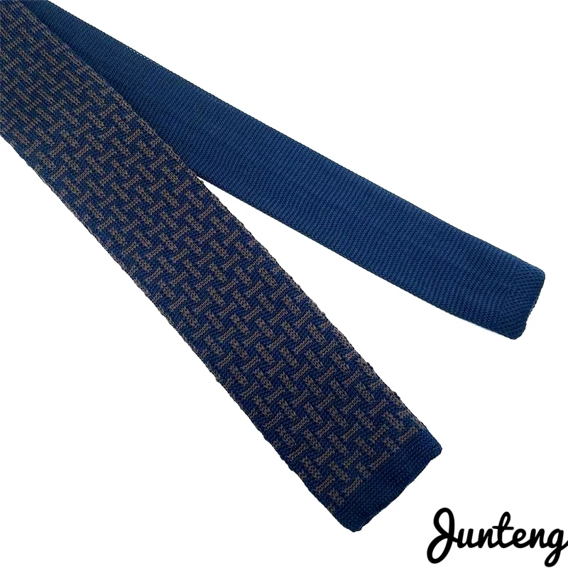 Бесплатная доставка Модный мужской вязаный галстук Классический Полосатый