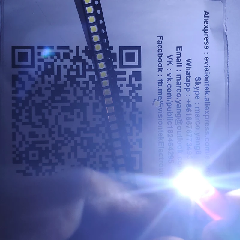 100 шт. ТВ Телевизор с подсветкой светодиодный 3030 SMD 3528 3535 7030 5630 высокая мощность холодный белый диод ТВ ПОДСВЕТКА супер яркий