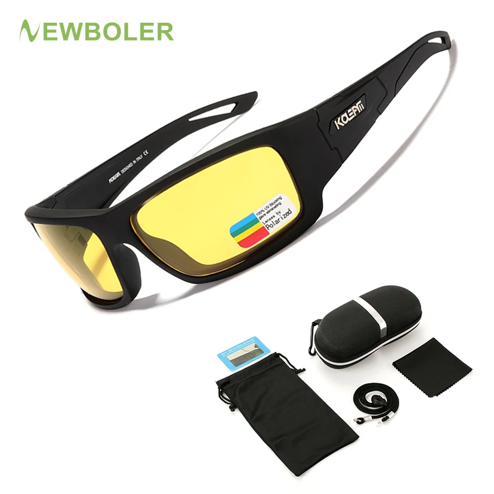 Солнцезащитные очки для мужчин и женщин поляризационные спортивные ночного