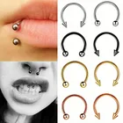 Пирсинг-кольцо для носа Женский, регулируемый, 2020