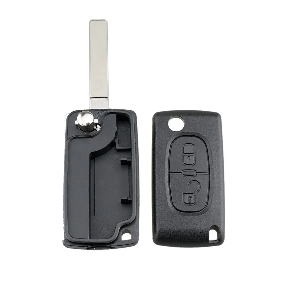 

01B Fits For Citroen C2 C3 Xsara Picasso C4 2 Button Key Fob Remote Case Va2 Blade Shell Cover Key Protector