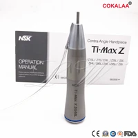 dental low speed handpiece 11 straight hand piece with led fiber optic implant dental straight cone blue ring innerouter spray