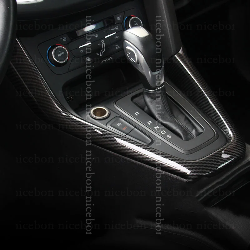 Fit ForFord Focus RS ST MK3 2015 + up углеродное волокно цвет переключения передач внешняя