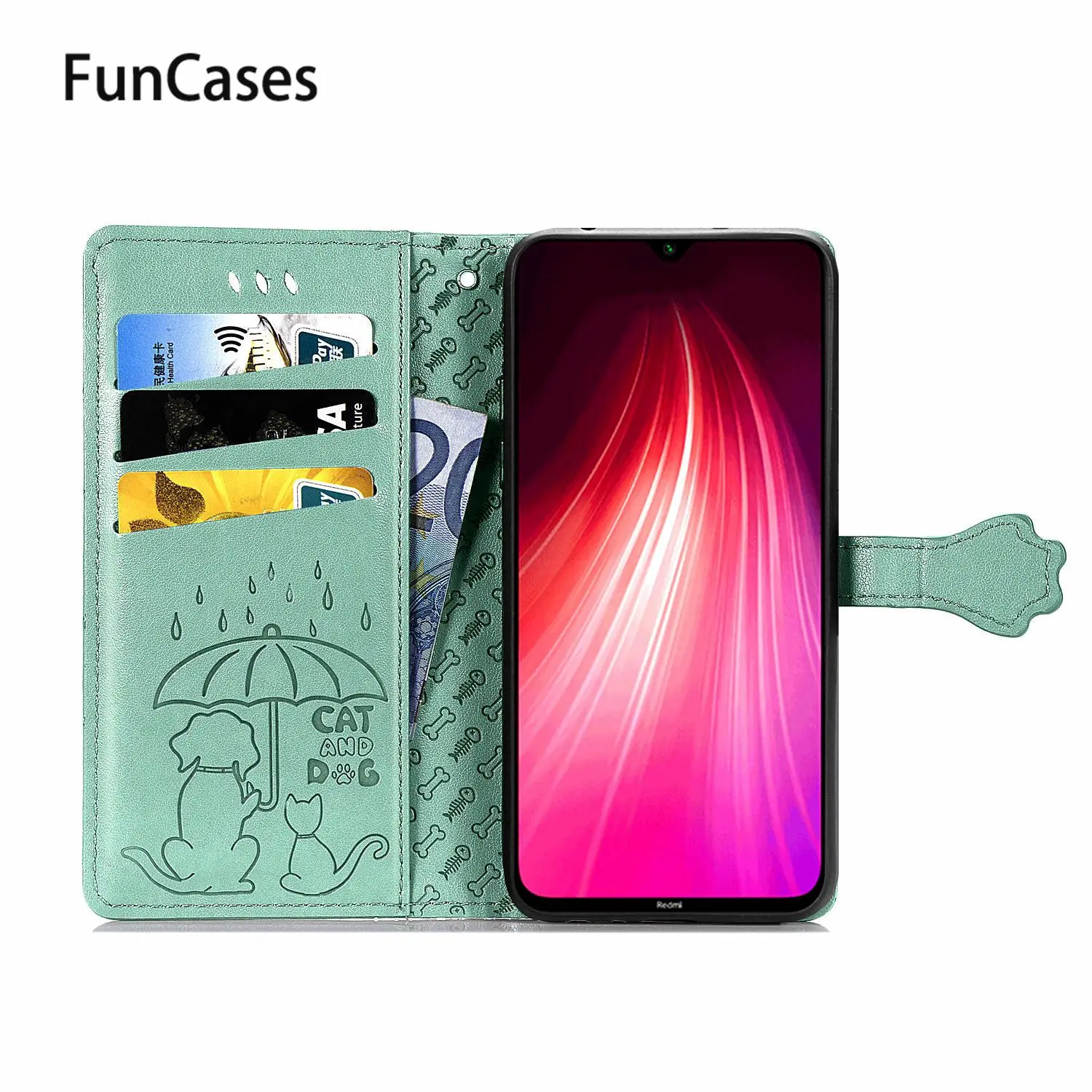 Чехлы для мобильного телефона с милой головой собаки ajax Redmi Note 8 Pro из