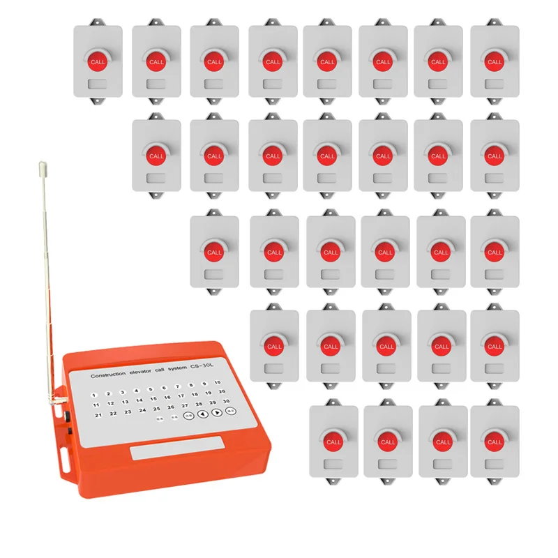Беспроводной строительный подъемник для строительной площадки звонок лифта E8