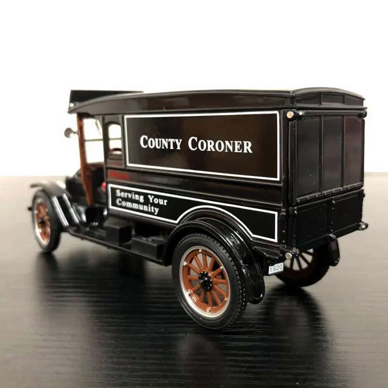 Подпись 1/32 весы Винтаж автомобиля 1920 белый Ван Литье металла модель игрушка для