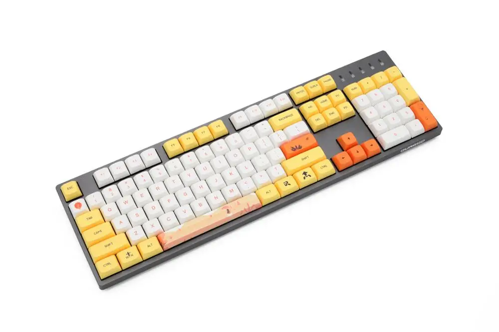 Набор клавиш XDA V2 для клавиатуры набор толстых колпачков gh60 покер 87 tkl 104 ansi xd64 bm60