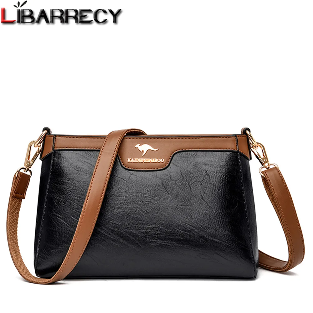 

High Quality Leather Ladies Crossbody Bags Solid Color Women Wallet Fashion Multifunctional Design Women's Shoulder Bag Bolsos