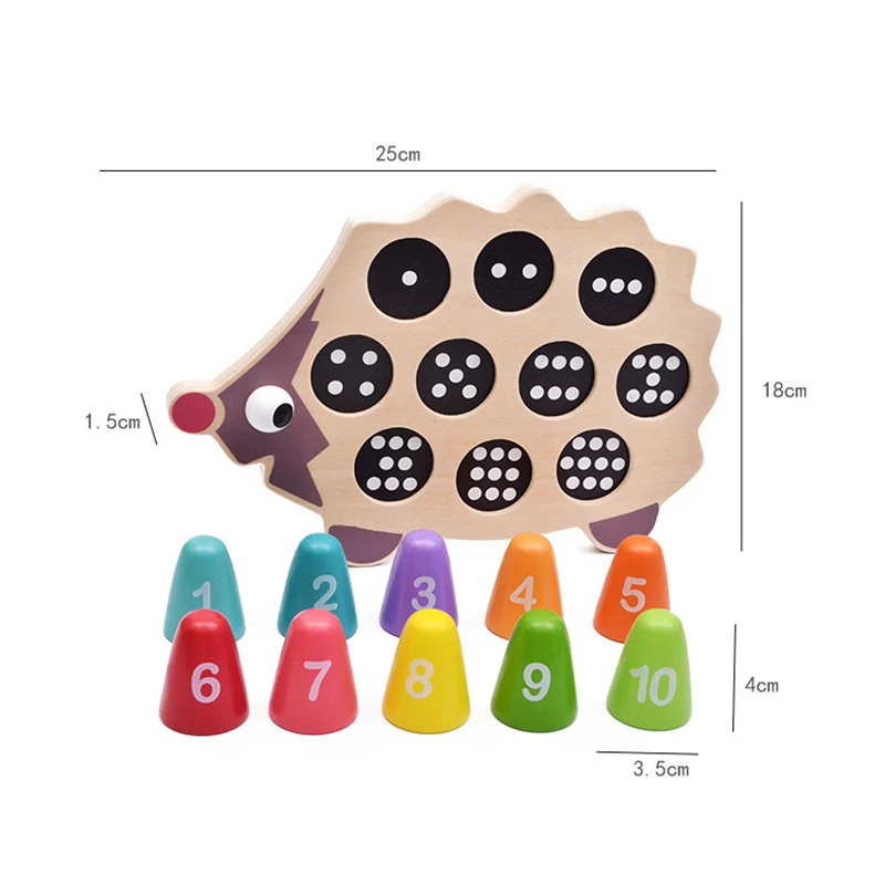 Монтессори игрушки Дети раннего образования обучения головоломки деревянные