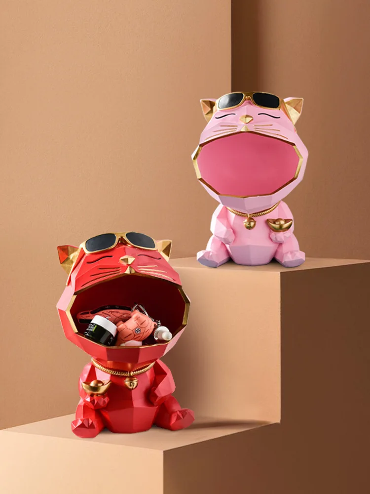 

Украшение для винного шкафа, крыльцо, ключ для хранения, украшение для двери, домашнее открытие, кот, новоселье, новинка, практичные домашние...