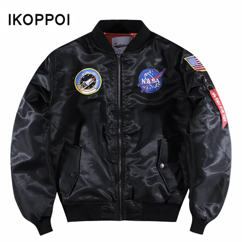 Trendy Brand Spring and Autumn Flight Jacket Casual Baseball Uniform Men's Thin Loose plus Size Short winter jacket men