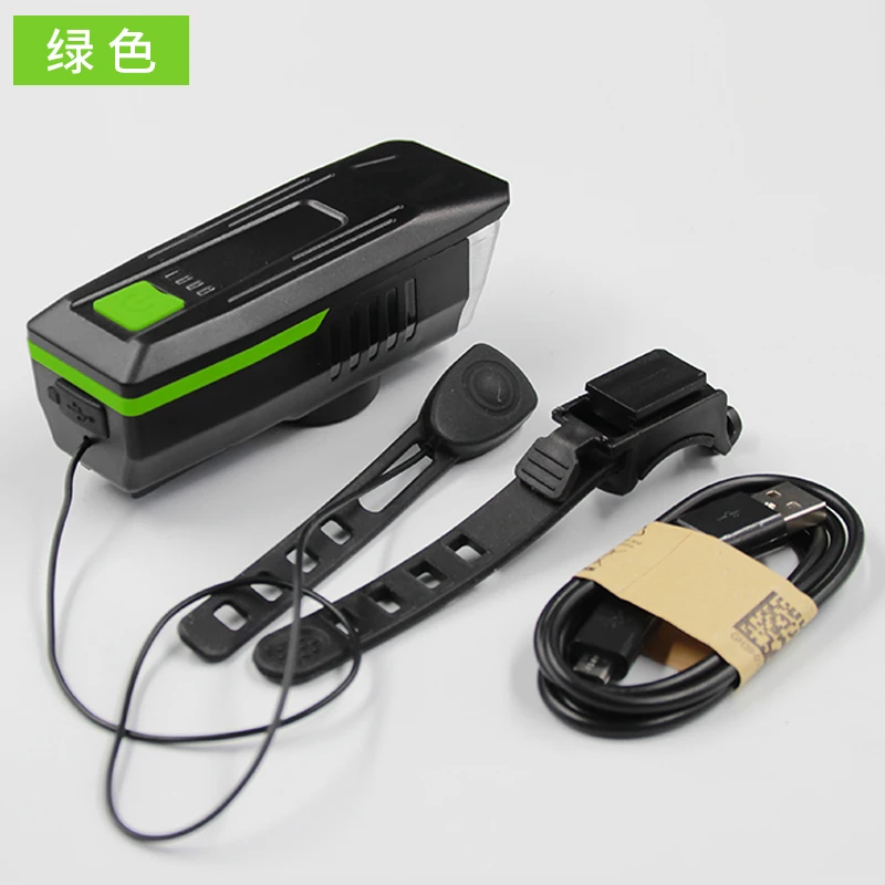 

Rechargeable Bike Light Horn Usb Bicycle Light Bright Flashlight Headlight Accesorios Para Bicicleta Riding Equipment ED50DD