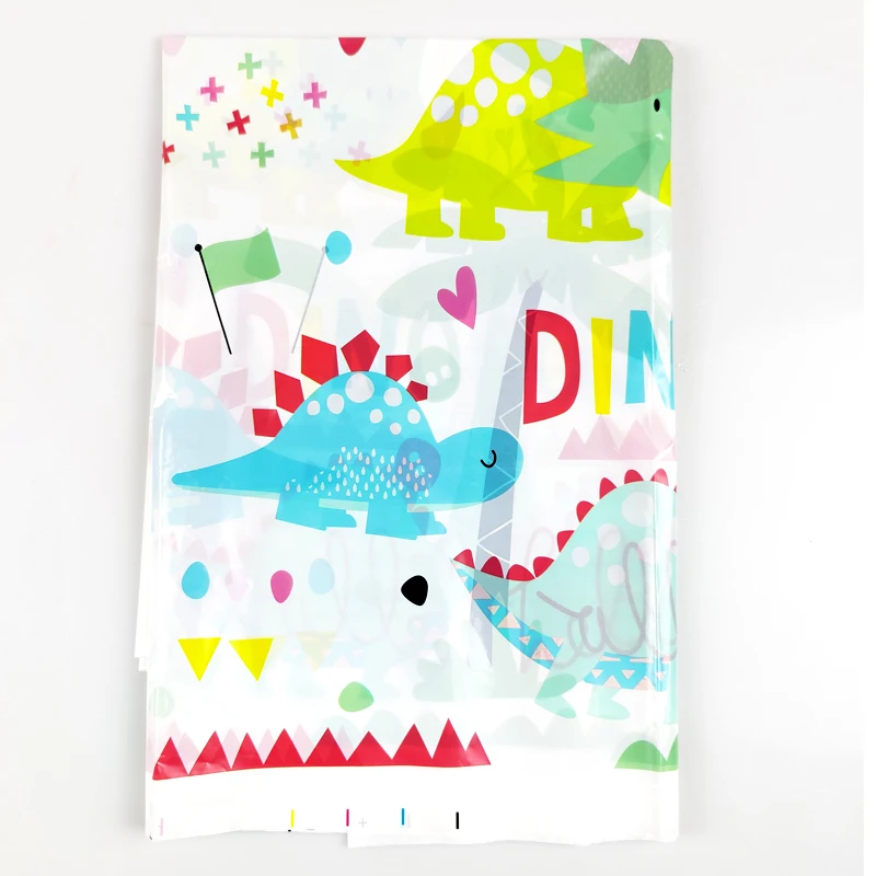 1 шт./лот скатерть с изображением милого динозавра на тему дня рождения украшение
