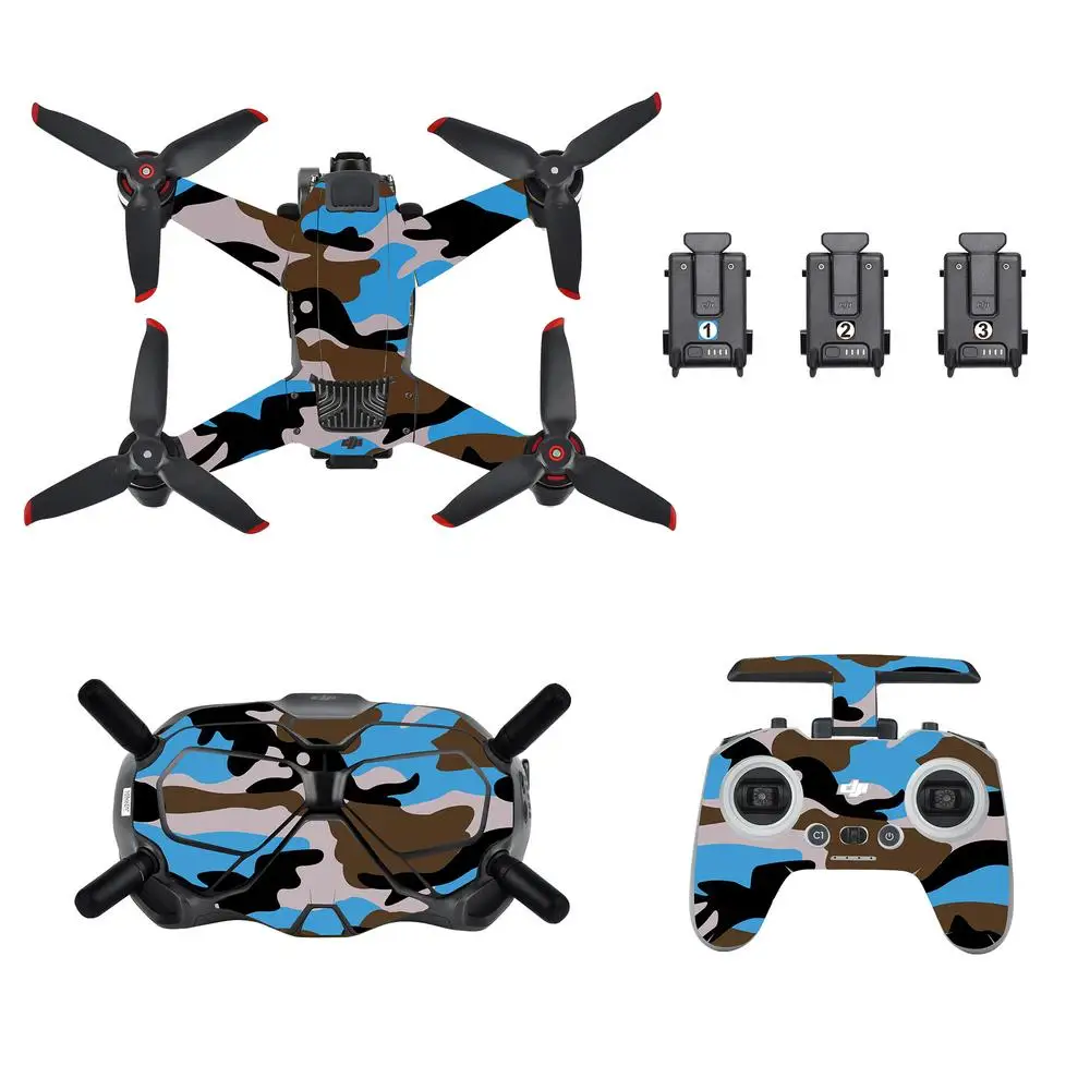 

Drone + Remote Control + Glasses Sticker Body Protection Film For Dji Fpv Drone Accessories