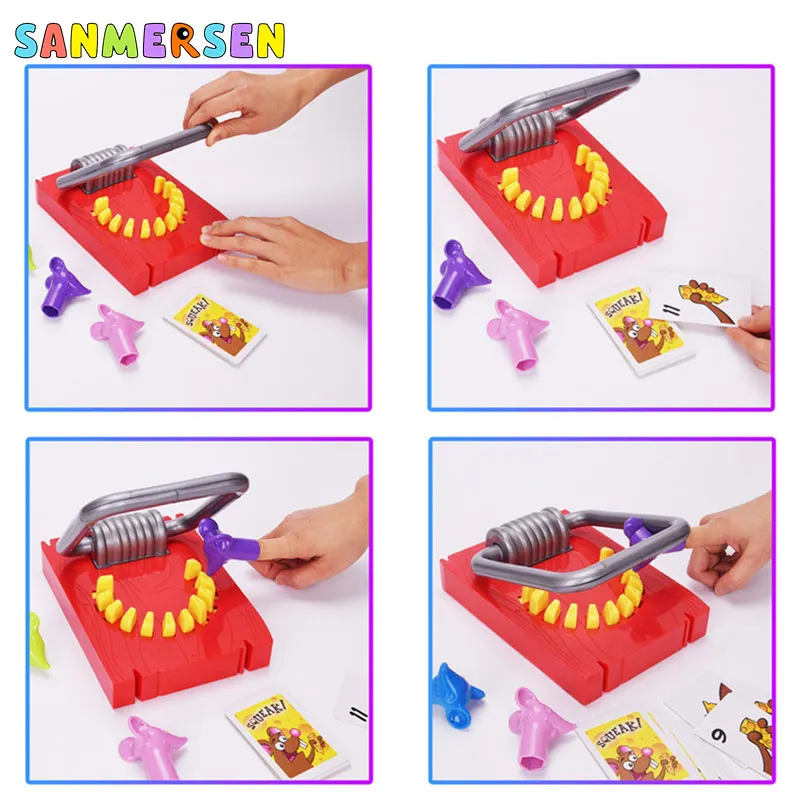 Забавная игрушка на палец ловушка для крыс мышеловка игрушки интерактивные