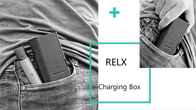 USB 1450mah Емкость зарядная коробка для relx портативный мини банк питания зарядное