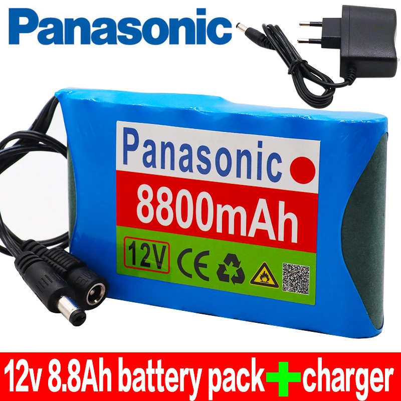 Оригинальный Портативный Супер 12V 8800mah аккумулятор перезаряжаемый литий ионный