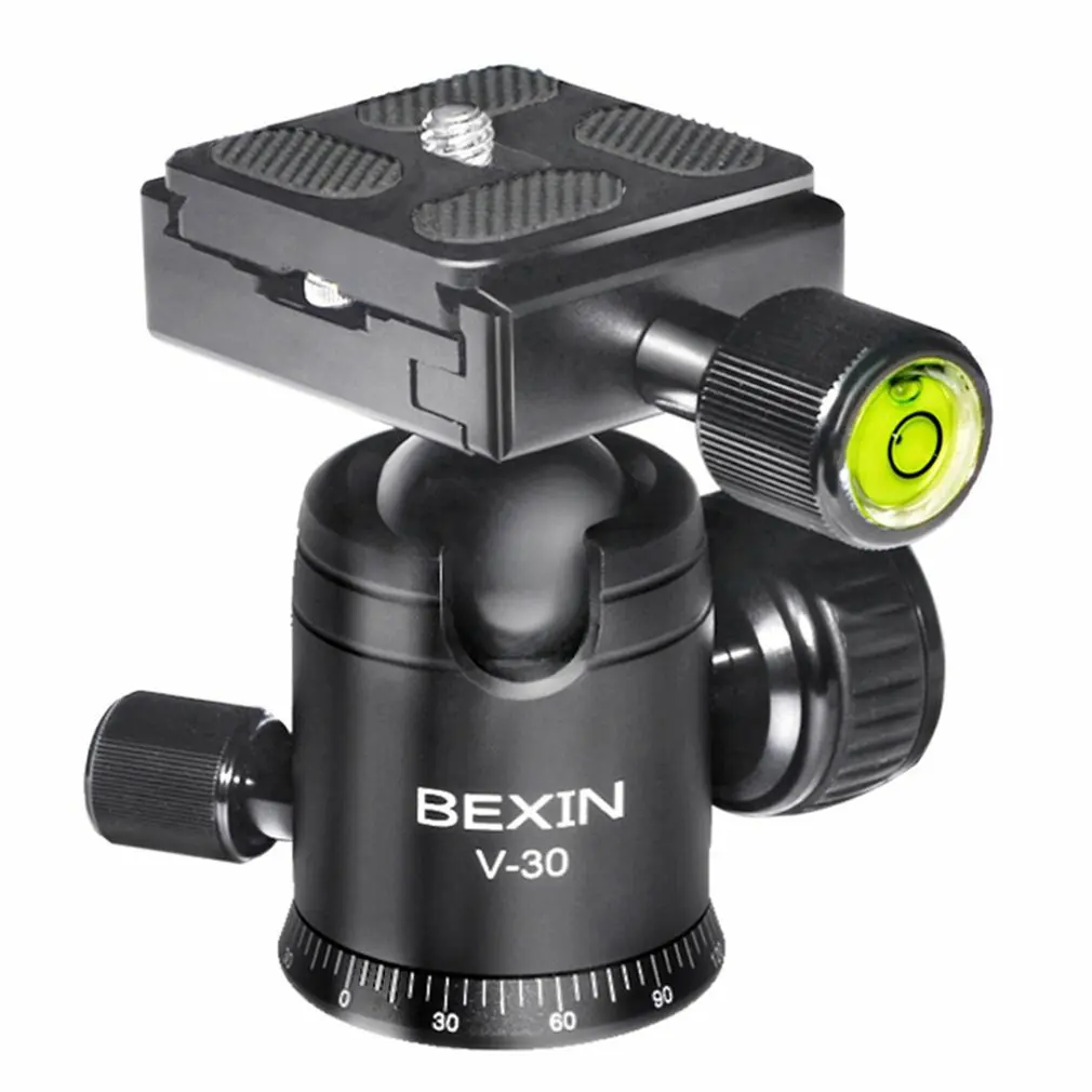 

Camera Tripod Head Panoramic Shooting Photo Ballhead Monopod Mount Head Mini Ballhead Camera Adapter For DSLR Camera