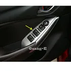 Для Mazda6 Mazda 6 Atenza 2017 2018 2019 наклейка на внутреннюю дверь, окно, стекло, переключатель, панель, отделка, подъемная рамка детали для подлокотников