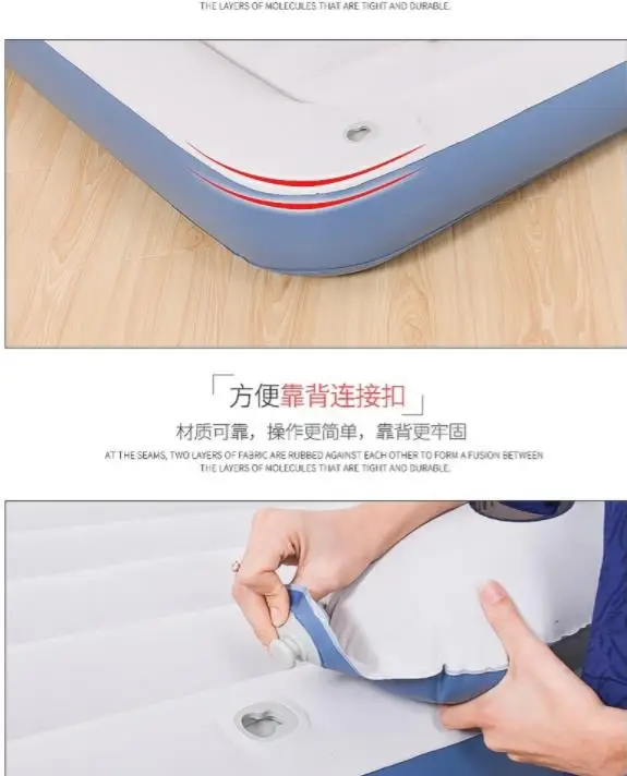 1 человек надувной матрас головка задняя подставка диван-кровать Портативный