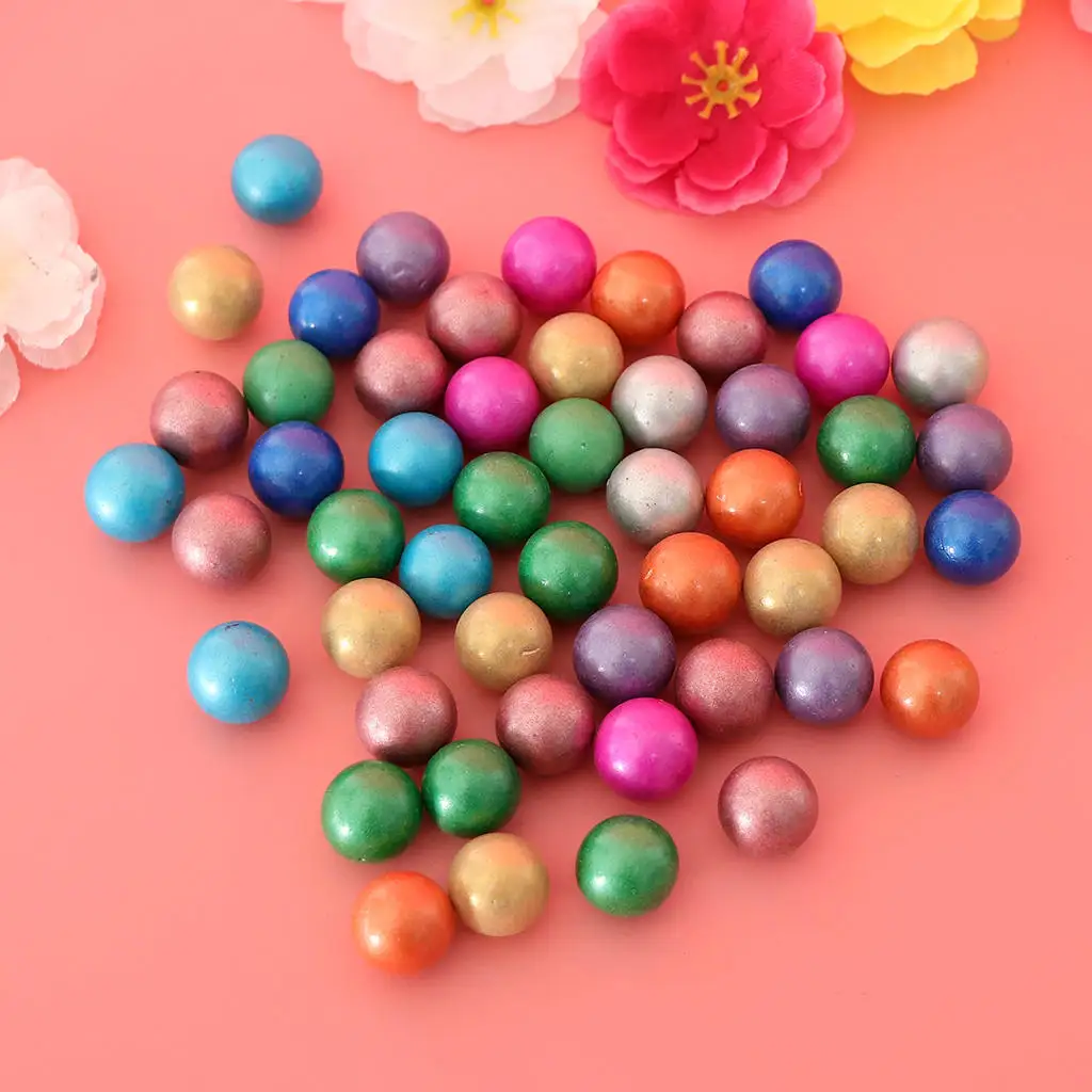 90pcs Colorful Chinese Checkers Glass Marbles Children Party Bag Filler Decoration Fish Tank Vase Home Decor | Игрушки и хобби