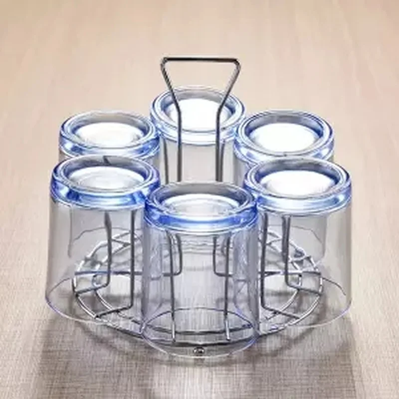 Стакан для виски домашний стеклянный набор 6 комплектов чайные чашки сока пива