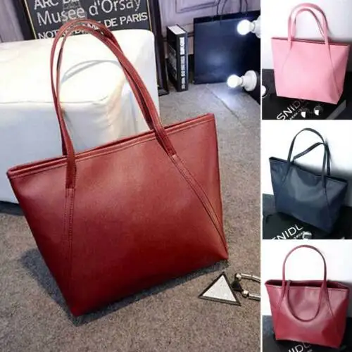 Женская кожаная сумка через плечо женская тоут из искусственной кожи