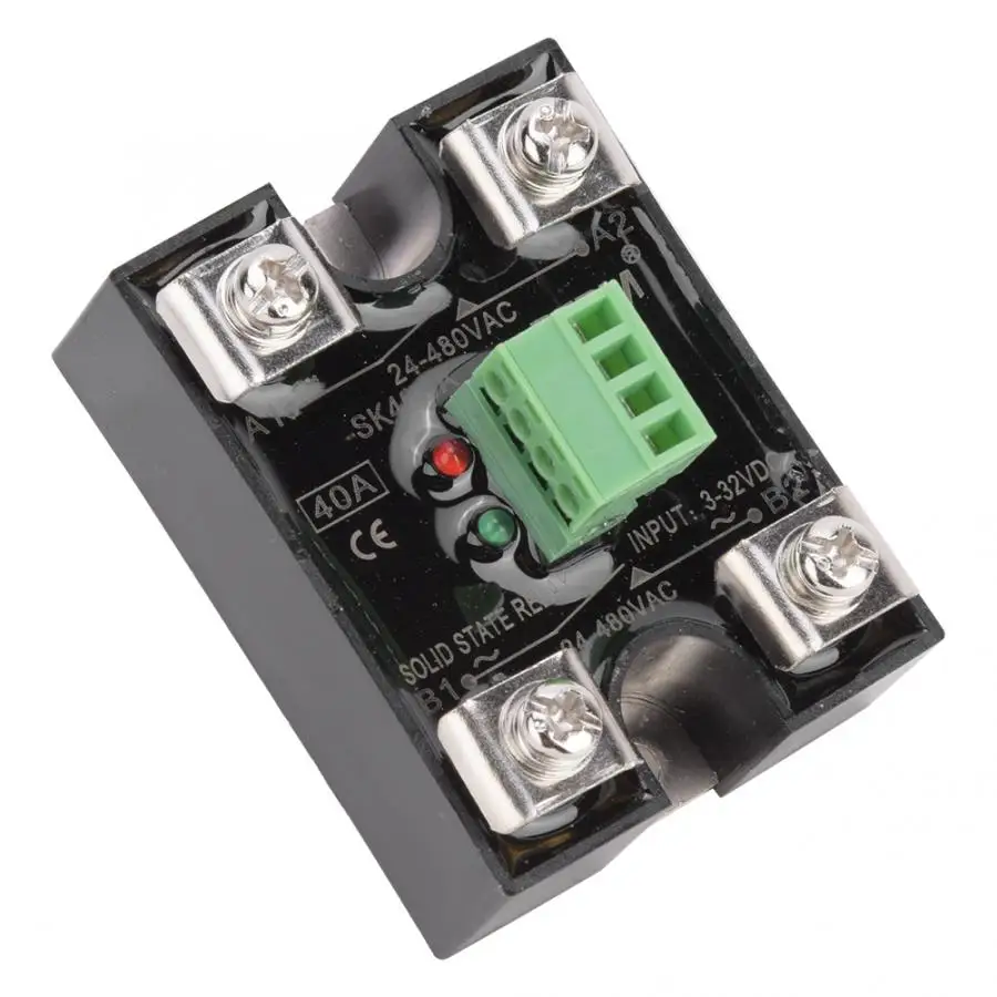 SSR 24 480VAC 10A / 25A 40A твердотельные реле двухканальный постоянный контроль AC