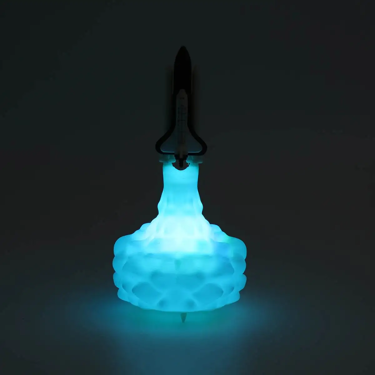 

16 Colors 3D Print LED Night Light Space Shuttle Rocket Lamp For Space Lovers USB Charging Touch Switch Remore Control