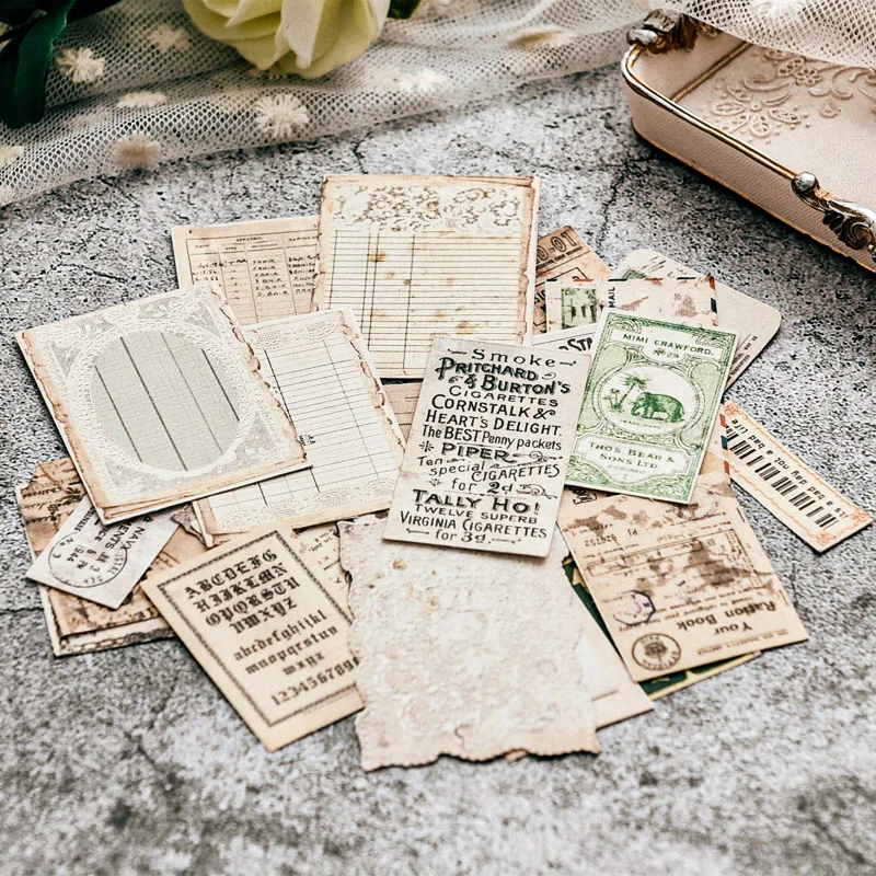 28 шт. винтажные наклейки на бумажные пятна | Дом и сад