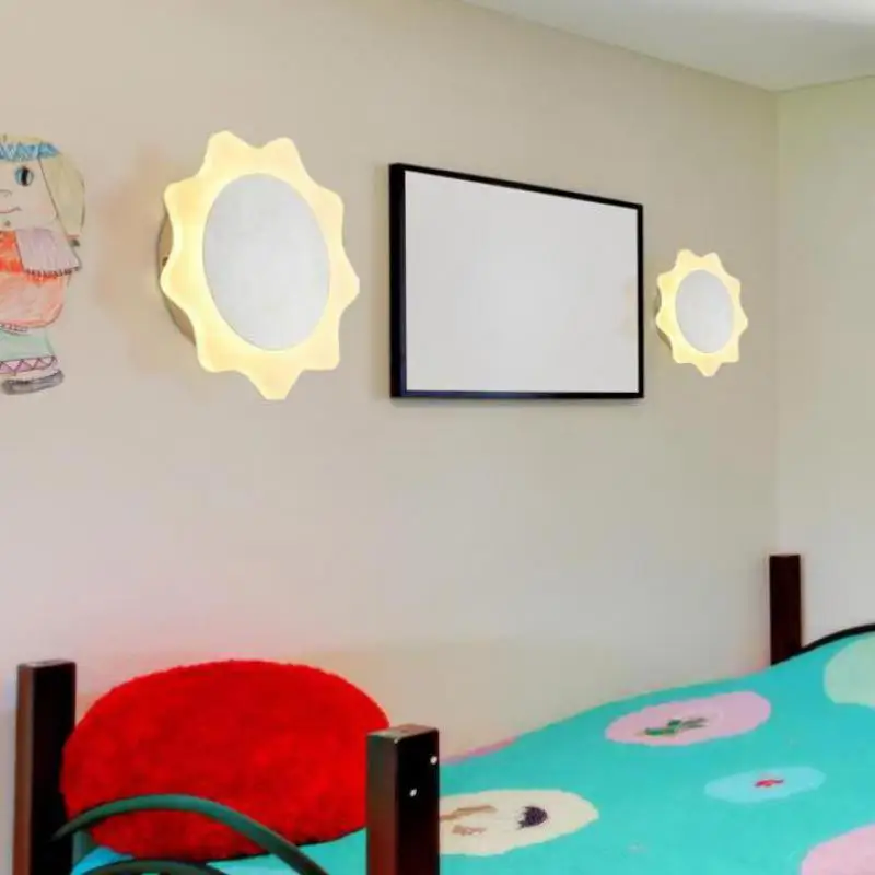 1 шт. Подсолнух Светодиодная лента настенное бра офисное освещение современные 8