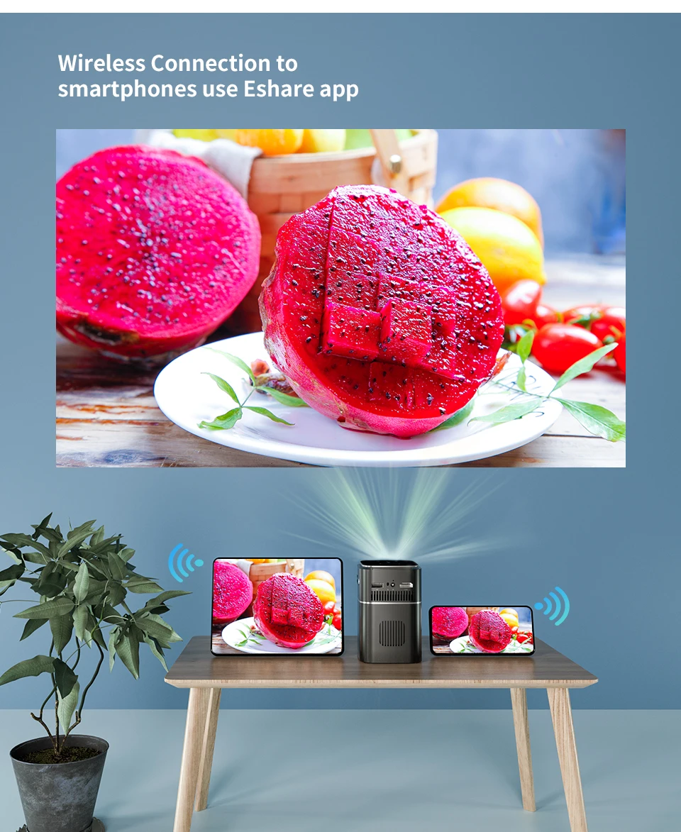 WZATCO A8 DLP проектор Смарт Android 9 1 5G Поддержка Wi Fi 1080P Full HD с разрешением 4K светодиодный