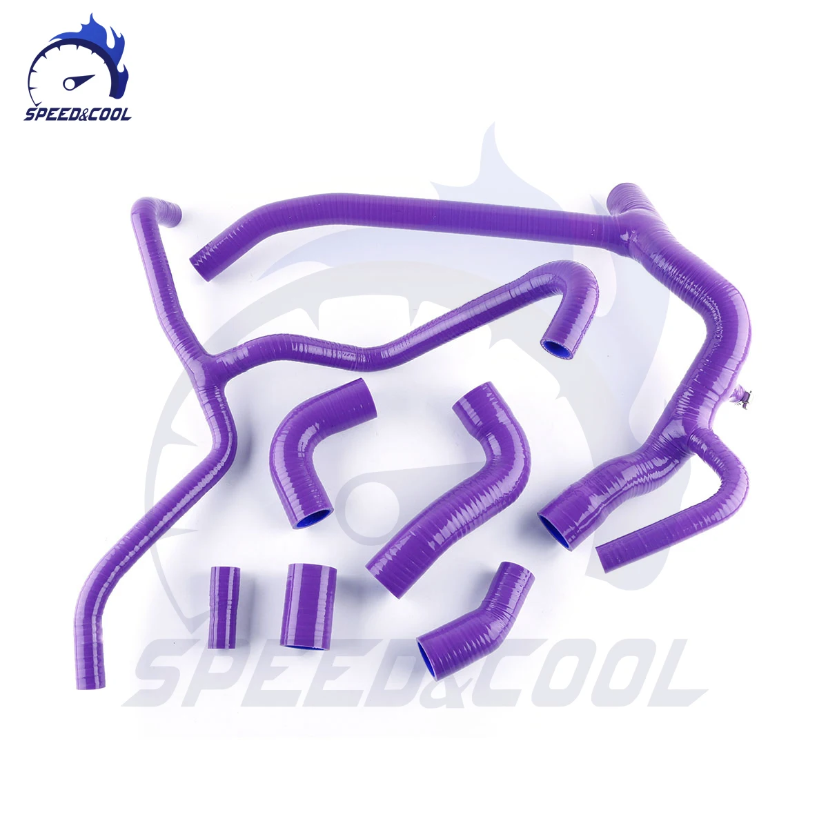 SPEED & COOL для Land Rover Discovery 2 TD5 1999-2004 годов, автомобильный силиконовый радиатор, охлаждающая жидкость, полный полный комплект, комплект трубок, шлангов