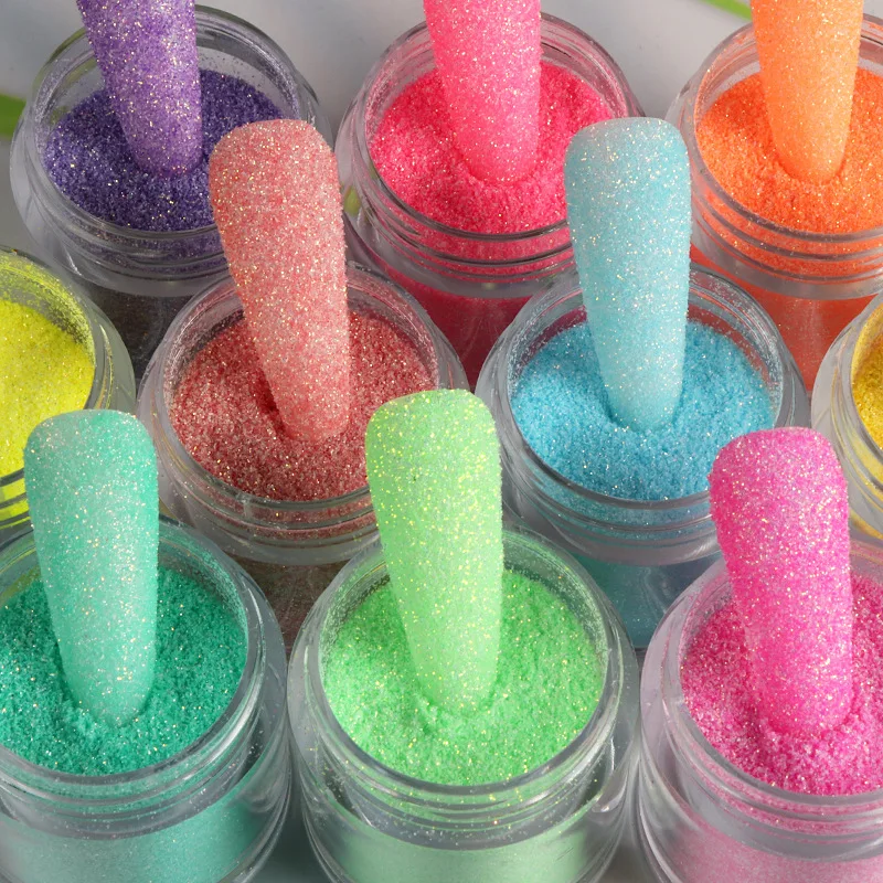 

1Box Nail Glitter Sugar Powder Sparkly Nail Art Dust Design Sparkly Nail Supplies For Decoration UV Gel Polish Nail Art Manicure