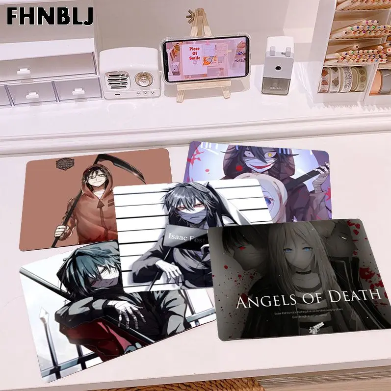 

FHNBLJ Hot Sales Angels of Death DIY Design Pattern Game mousepad Top Selling Wholesale Gaming Pad mouse