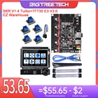 Плата управления BIGTREETECH SKR V1.4 Turbo + TFT35 E3 V3.0 сенсорный экран TMC2209 TMC2208 UART, детали для 3D-принтера CR10, обновленная SKR V13